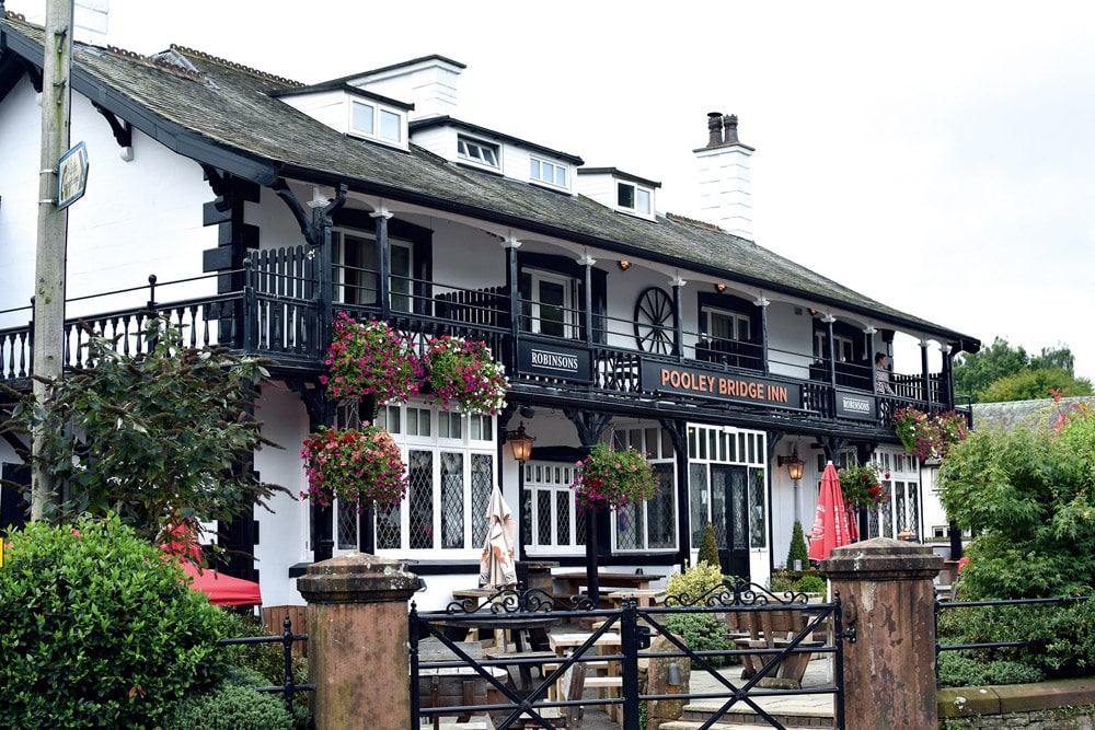 No shortage of places to eat or drink in Pooley Bridge