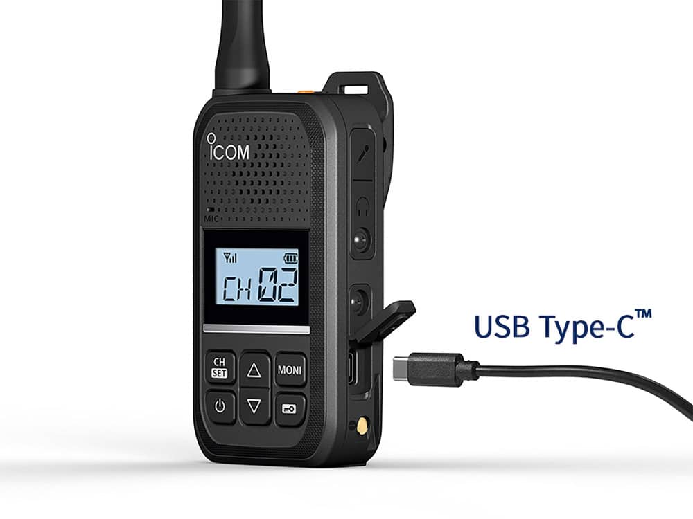 ICOM IC-U20SR Easy USB charging